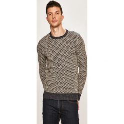 Jack & Jones - Sweter. Czarne swetry męskie s, z bawełny, z okrągłym kołnierzem. W wyprzedaży za 119,90 zł.