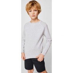 Mango Kids - Sweter dziecięcy Stones 110-164 cm. Szare swetry chłopięce marki Mango Kids, z bawełny, z okrągłym kołnierzem. Za 69,90 zł.