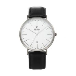Obaku V215GDTIRB - Zostań stałym klientem i kupuj jeszcze taniej. Szare zegarki męskie marki Obaku. Za 378,00 zł.