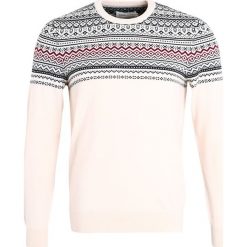 Swetry klasyczne męskie: Pier One Sweter offwhite