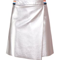 BOSS CASUAL BAMETTY Spódnica trapezowa silver. Szare spódniczki trapezowe marki BOSS Casual, na co dzień, z poliesteru, casualowe. Za 579,00 zł.