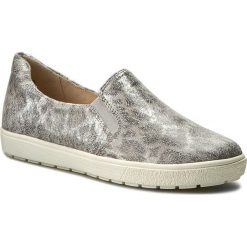 Tenisówki CAPRICE - 9-24672-28 Grey Leo 214. Szare półbuty damskie marki Caprice, bez wzorów, z gumy, bez zapięcia. W wyprzedaży za 189,00 zł.