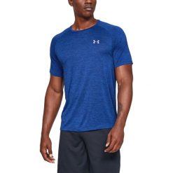 Under Armour Tech™ 2.0 Koszulka Niebieski. Niebieskie podkoszulki męskie Under Armour, l, bez wzorów, z poliesteru, z krótkim rękawem. Za 128,95 zł.