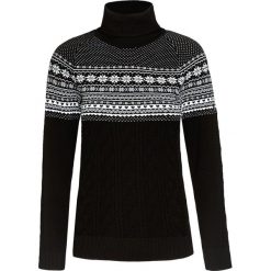 Sweter NEWLAND PENELOPE. Czarne swetry damskie Newland, bez wzorów, z dzianiny, bez rękawów, bez kaptura. W wyprzedaży za 438,00 zł.