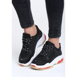 Czarne Sneakersy Wonderwall. Czarne sneakersy damskie other, z materiału. Za 89,99 zł.