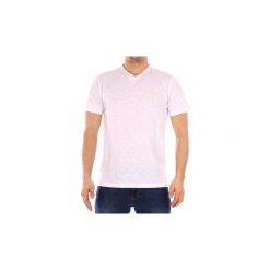T-shirty z krótkim rękawem Sun68 T19112. Białe t-shirty męskie SUN68, xl, bez wzorów, bez kołnierzyka, krótkie. Za 224,54 zł.