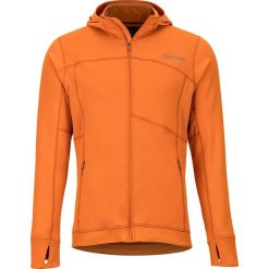 Kurtka polarowa "Dawn Wall Hoody" w kolorze pomarańczowym. Pomarańczowe bluzy męskie Marmot, m, bez wzorów, z polaru, ze stójką, bez rękawów, bez kaptura. W wyprzedaży za 299,95 zł.