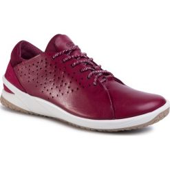 Półbuty ECCO - Biom Life W Low 88031301422 Sangria. Czerwone półbuty damskie ecco, na co dzień, bez wzorów, ze skóry, bez obcasa, bez zapięcia. W wyprzedaży za 359,00 zł.