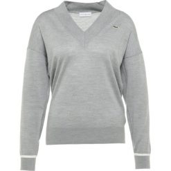 Lacoste Sport RYDER CUP Sweter argent chine/blanc. Szare swetry klasyczne damskie Lacoste Sport, z materiału. Za 599,00 zł.