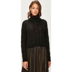 Twinset - Sweter. Czarne swetry damskie Twinset, s, bez wzorów, z wełny, bez rękawów. Za 999,90 zł.