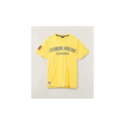 T-shirty z krótkim rękawem Napapijri N0YIFP SELIZE. Żółte t-shirty męskie Napapijri, s, bez wzorów, bez kołnierzyka, krótkie. W wyprzedaży za 168,54 zł.