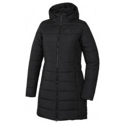 Hannah Płaszcz Zimowy Damski Elice Ii Shine Anthracite 40. Czarne płaszcze damskie Hannah, na zimę, bez wzorów, z syntetyku, sportowe. W wyprzedaży za 343,00 zł.