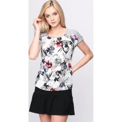 Szary T-shirt Wild Nature. Szare t-shirty damskie marki Born2be, l. Za 29,99 zł.