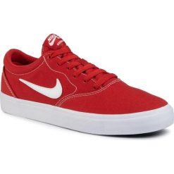 Buty NIKE - Sb Charge Cnvs CD6279 601 Mystic Red/White/Mystic Red. Czerwone buty sportowe męskie Nike, na co dzień, bez wzorów, ze skóry ekologicznej, eleganckie, bez zapięcia. Za 229,00 zł.