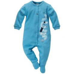 Pinokio Chłopięce Śpioszki Big Dream, 62, Niebieskie. Niebieskie kombinezony niemowlęce Pinokio, z aplikacjami, eleganckie. Za 35,00 zł.