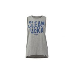 Topy na ramiączkach / T-shirty bez rękawów Reebok Sport Top CrossFit Clean amp; Jerk Muscle. Szare topy damskie marki Reebok Sport, s. Za 119,00 zł.