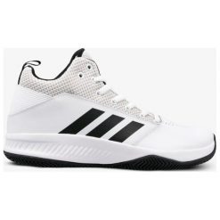 Adidas Ilation 2.0 buty męskie, biały, rozmiar 44 2/3. Białe buty sportowe męskie Adidas, ze skóry, z paskami, do koszykówki. W wyprzedaży za 179,99 zł.