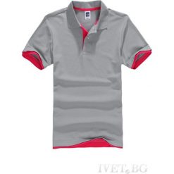 Koszulka polo ALONSO GREY II. Szare koszulki męskie Koszulka polo ALONSO GREY II, xl, bez wzorów, polo, bez rękawów. W wyprzedaży za 39,00 zł.