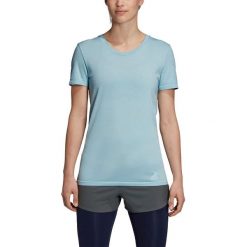 Koszulka adidas 25/7 Tee W Stalowo-Niebieska. Szare t-shirty damskie Adidas, s, bez wzorów, z bawełny, bez kołnierzyka, z krótkim rękawem, krótkie, bez kaptura, do biegania. Za 139,99 zł.
