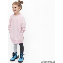 TUNIKA - puder. Szare sukienki dziewczęce z falbanami Pakamera, z bawełny. Za 89,00 zł.
