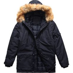 Kurtka męska zimowa parka z kapturem czarna Recea. Czarne kurtki męskie Recea, na zimę, m, bez wzorów, casualowe, z kapturem. W wyprzedaży za 169,00 zł.