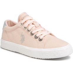 Tenisówki U.S. POLO ASSN. - Mara MAREW4262S0/CY1 Pink. Różowe półbuty damskie U.S. Polo Assn., bez wzorów, z gumy, bez zapięcia. W wyprzedaży za 209,00 zł.