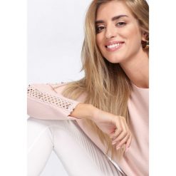Różowy Sweter In The Ground. Różowe bez kategorii Born2be, xl, z okrągłym kołnierzem. Za 89,99 zł.