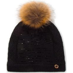 Czapka GRANADILLA - Northern Lights JG5266 Black 001. Czarne czapki damskie marki Granadilla, bez wzorów, z wiskozy. W wyprzedaży za 219,00 zł.
