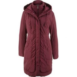 Płaszcz ocieplany bonprix czerwony klonowy. Czerwone płaszcze damskie bonprix. Za 239,99 zł.
