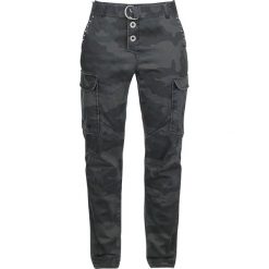 Brandit Hempsteadt Girl Slim Cargo Spodnie damskie kamuflaż (Dark Camo). Zielone rurki damskie marki Brandit. Za 79,90 zł.