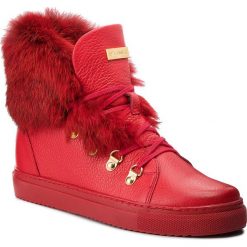 Sneakersy EVA MINGE - Cangas 4F 18BD1372642EF 108. Czerwone półbuty damskie Eva Minge, bez wzorów, ze skóry, bez obcasa, na obcasie, bez zapięcia. W wyprzedaży za 349,00 zł.