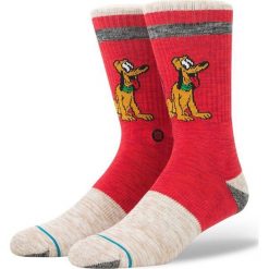 Stance Vintage Disney Pluto Skarpetki Czerwony. Czerwone skarpetki męskie Stance, z motywem z bajki, z elastanu. Za 85,95 zł.