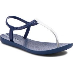 Sandały IPANEMA - Charm V Sand Fem 82283 Blue/Silver 21345. Niebieskie klapki damskie marki Ipanema, bez wzorów, z tworzywa sztucznego, bez obcasa. Za 89,99 zł.