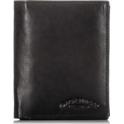 Czarny SKÓRZANY PORTFEL MĘSKI BAG STREET. Czarne portfele męskie marki Bag Street, z materiału. Za 49,00 zł.