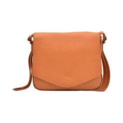 Carla Ferreri Skórzana torebka SS19CF1398 Cognac. Brązowe torebki klasyczne damskie Carla Ferreri, bez wzorów, ze skóry, bez dodatków. W wyprzedaży za 306,00 zł.