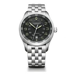 ZEGAREK VICTORINOX SWISS ARMY 241508. Czarne zegarki męskie marki Victorinox, ze stali. Za 4950,00 zł.