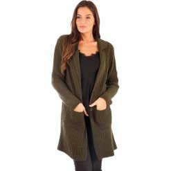 Kardigany damskie: Kardigan w kolorze khaki