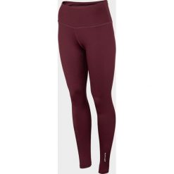 Legginsy damskie funkcyjne SPDF704 - burgund - Outhorn. Czerwone spodnie damskie EVERHILL, z elastanu. Za 79,99 zł.
