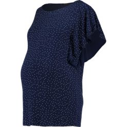 T-shirty damskie: 9Fashion OVA Tshirt z nadrukiem dark blue polka