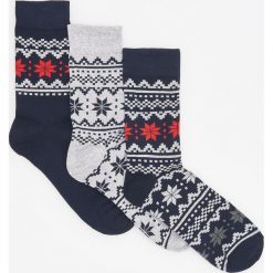 Skarpety 3 pack - Granatowy. Skarpetki męskie Reserved. Za 29,99 zł.