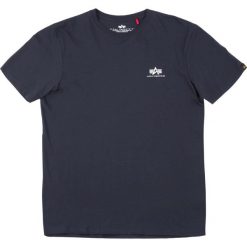 Koszulka Alpha Industries basic 188505-07 - granatowy. Niebieskie koszulki męskie Alpha Industries, s, bez wzorów, bez kołnierzyka, bez rękawów. Za 59,99 zł.
