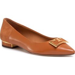 Półbuty TORY BURCH - Gigi 20Mm Pointy Toe Flat 57228 Ambra/Ambra 902. Pomarańczowe półbuty damskie Tory Burch, na co dzień, bez wzorów, ze skóry, bez obcasa, na płaskiej podeszwie, bez zapięcia. Za 1329,00 zł.