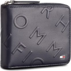Portfele męskie: Duży Portfel Męski TOMMY HILFIGER – Deboss Square Za AM0AM03070 413