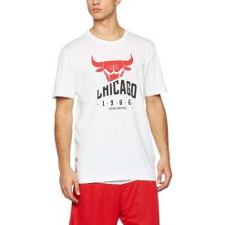 T-shirty męskie: T-shirt w kolorze białym ze wzorem