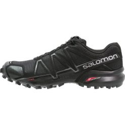 Salomon SPEEDCROSS 4 Obuwie do biegania Szlak black/black/black metallic. Czarne buty do biegania męskie marki Salomon, z materiału, salomon speedcross. Za 539,00 zł.
