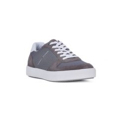 Buty Tommy Hilfiger MATER GREY. Szare trampki męskie TOMMY HILFIGER, bez wzorów, bez zapięcia. Za 333,82 zł.