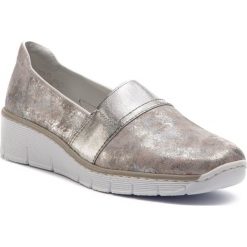 Półbuty RIEKER - 53781-91 Metallic. Półbuty damskie Rieker. W wyprzedaży za 149,00 zł.