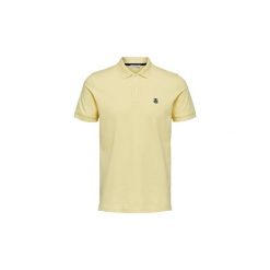 Koszulki polo z krótkim rękawem Selected 16049517 HARO. Białe koszulki męskie Selected, s, bez wzorów, z krótkim rękawem. Za 76,81 zł.