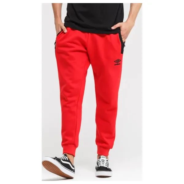 Umbro Spodnie Sewan , czerwony, rozmiar L. Czerwone spodnie męskie Umbro, na co dzień, m, bez wzorów, z bawełny. W wyprzedaży za 79,99 zł.