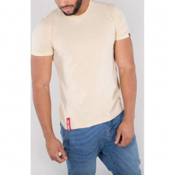 Blood Chit T-shirt CARAMEL. Brązowe t-shirty męskie Alpha Industries. Za 109,49 zł.